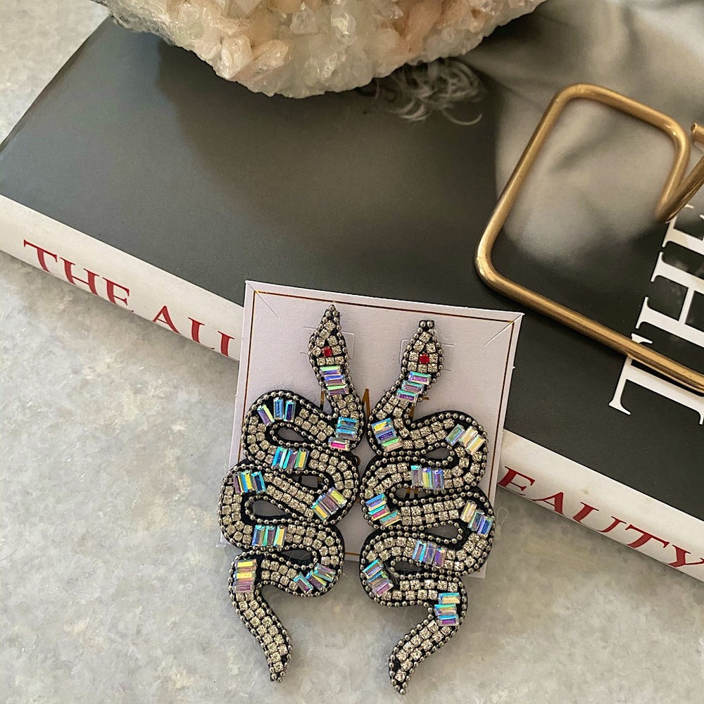snake earrings